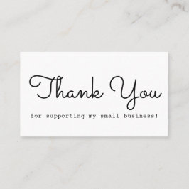 モダンミニマルありがとう 名刺