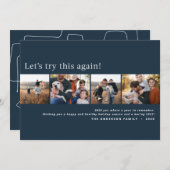 モダンミニマルおもしろい数々の写真 案内状 (正面/裏面)