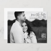 モダンミニマルお洒落写真写真の保存日付 (正面/裏面)