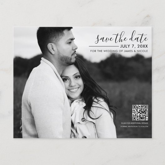 モダンミニマルお洒落写真写真の保存日付 (正面)