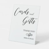 モダンミニマルなカー結婚ド 台座サイン (正面)