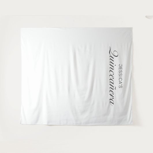 モダンミニマルなキンセアニエラの写真用背景 タペストリー (正面(横))