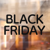 モダンミニマルなブラック金曜店の窓の貼り ウィンドウサイン (シート2)