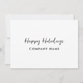 モダンミニマルなロゴカクテルパーティー企業の 招待状 (裏面)