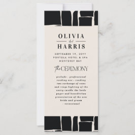 モダンミニマルはっきりしたグラフィック結婚白黒