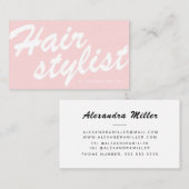 モダンミニマルはっきりした白文字 名刺 (正面/裏面)