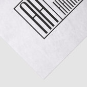 モダンミニマルイニシャルと名前ロゴ 薄葉紙 (詳細)