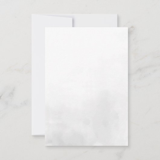 モダンミニマルウェディング 出席のご案内 | 70年代スタイルのタイポグラフィ 案内状 (裏面)