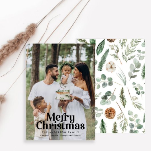 モダンミニマルエレガントはっきりしたタイポグラフィ シーズンカード