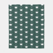 モダンミニマルエレガントアーチ写真卒業 フリースブランケット (正面)