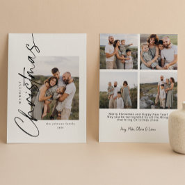 モダンミニマルエレガントスクリプト シーズンカード