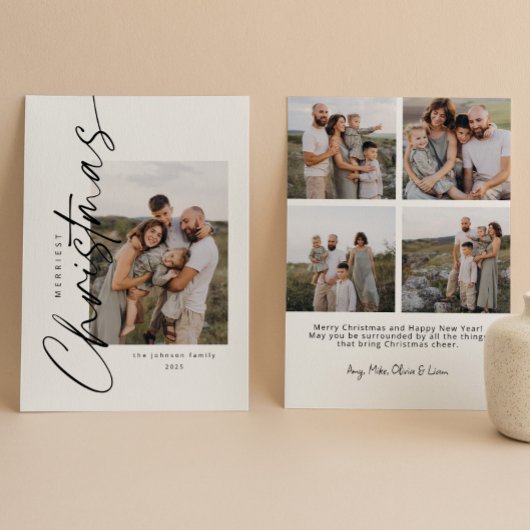 モダンミニマルエレガントスクリプト シーズンカード