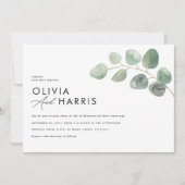 モダンミニマルエレガントスタイリッシュ 招待状 (正面)