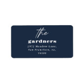 モダンミニマルエレガントタイポグラフィ群 ラベル (正面)