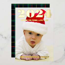 モダンミニマルエレガント 箔シーズンカード