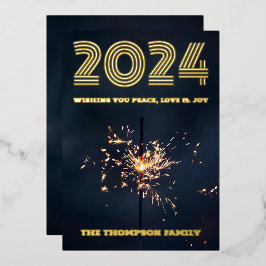 モダンミニマルエレガント 箔シーズンカード