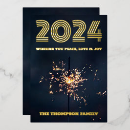 モダンミニマルエレガント 箔シーズンカード