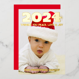 モダンミニマルエレガント 箔シーズンカード