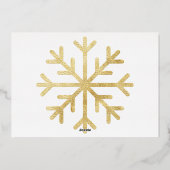 モダンミニマルエレガント 箔シーズンカード (裏面)