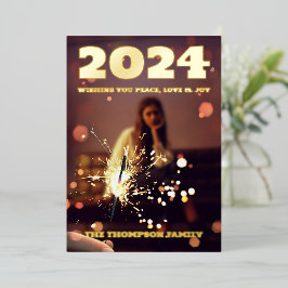 モダンミニマルエレガント 箔シーズンカード