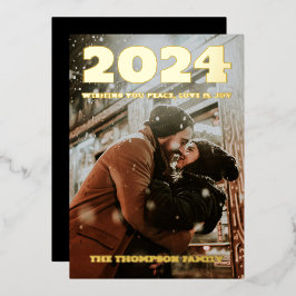 モダンミニマルエレガント 箔シーズンカード