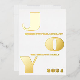 モダンミニマルエレガント 箔シーズンカード