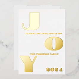 モダンミニマルエレガント 箔シーズンカード