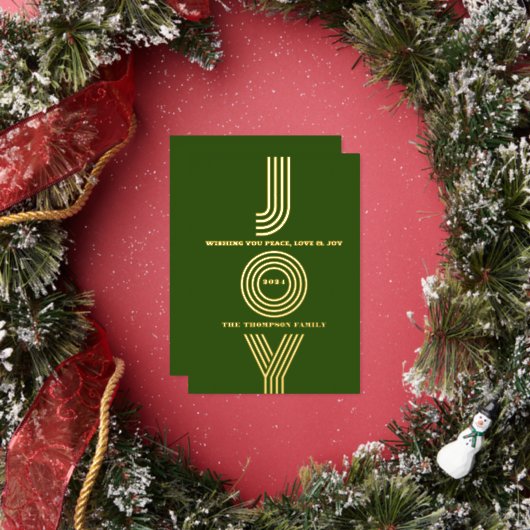 モダンミニマルエレガント 箔シーズンカード (インサイチュ)