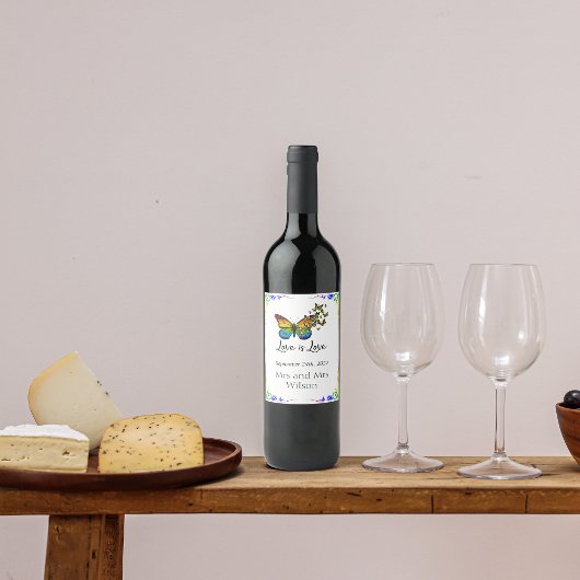 モダンミニマルエレガントPhoto Wine Labels ワインラベル