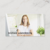 モダンミニマルカスタムプロフェッショナル 名刺 (正面)