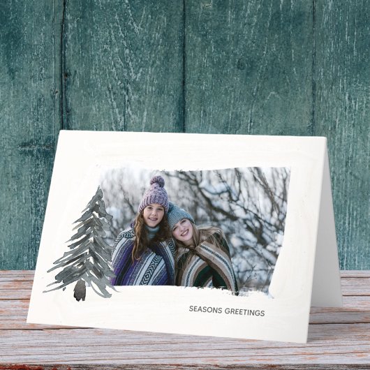 モダンミニマルカスタムベージュ色 シーズンカード