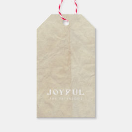 モダンミニマルカスタムラベル ギフトタグ