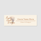 モダンミニマルカスタムロクラシックゴ名タグ 名札 (正面)