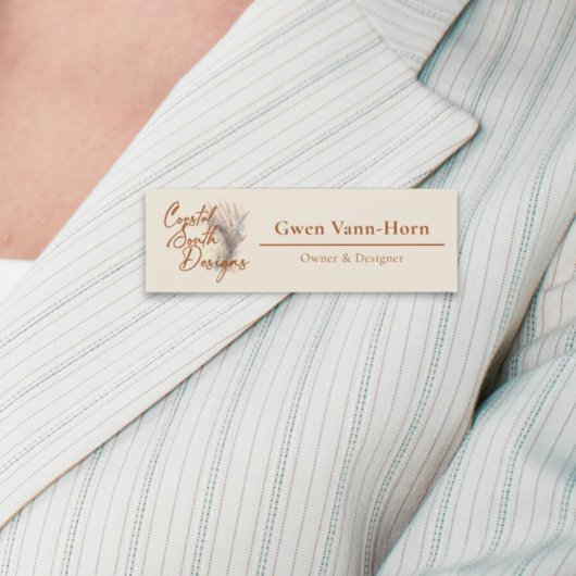 モダンミニマルカスタムロクラシックゴ名タグ 名札