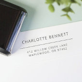 モダンミニマルカスタム差出人住所 セルフインキングスタンプ