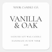 モダンミニマルカスタム スクエアシール (正面)