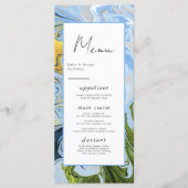 モダンミニマルカラフルお洒落結婚抽象芸術 メニュー (正面)