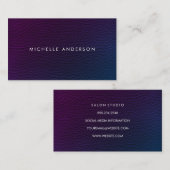 モダンミニマルカラフルテクスチャ 名刺 (正面/裏面)