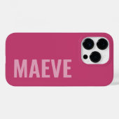 モダンミニマルガーリータイポグラフィエレガント Case-Mate iPhoneケース (裏面 (横))