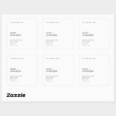 モダンミニマルキャンドルコスメ スクエアシール (シート)