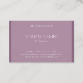 モダンミニマルクリエイティブプレーンプロフェッショナルデザイン 名刺 (正面)