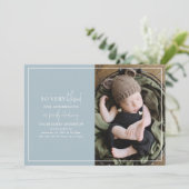 モダンミニマルクリスマス写真の誕生発表 (スタンド正面)