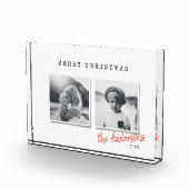 モダンミニマルクリスマス写真 フォトブロック (右)