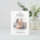 モダンミニマルクリスマス数々の飾り シーズンポストカード (スタンド正面)