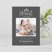 モダンミニマルクリスマス シーズンカード (スタンド正面)