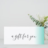 モダンミニマルグラディエント・ミント・ホワイト・メイク (スタンド正面)