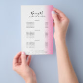 モダンミニマルグラデーション白化粧 チラシ (ハンドル)