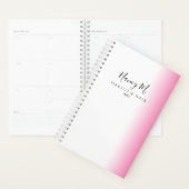 モダンミニマルグラデーション白化粧 プランナー手帳 (ディスプレー)