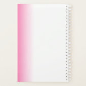 モダンミニマルグラデーション白化粧 プランナー手帳 (裏面)