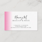 モダンミニマルグラデーション白化粧 ロイヤリティカード (裏面)